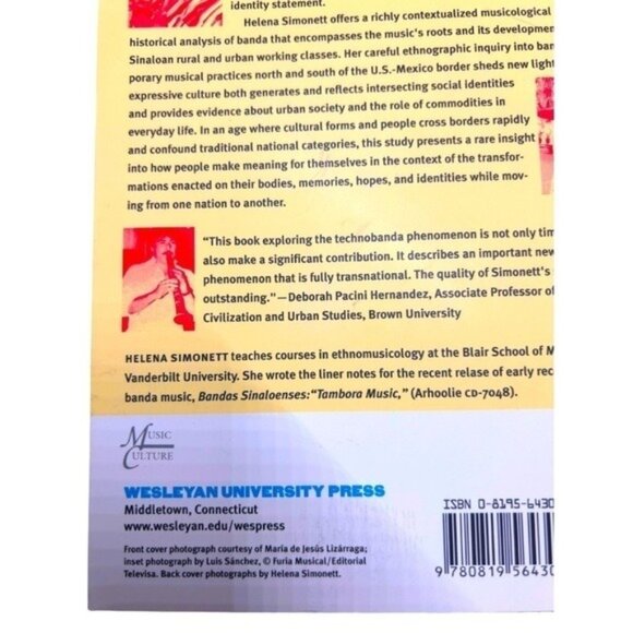 Banda: Mexican Musical Life Across Borders Music / Culture Book NWT Brand New - Picture 5 of 12